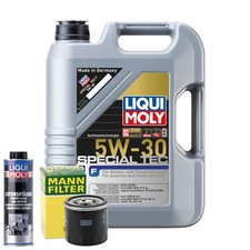 Motoröl 5W30 LIQUI MOLY Special Tec F 5L +MANN Ölfilter +Spülung