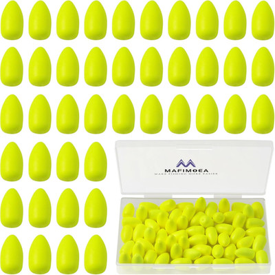 80/60/45 PCS Bullet Fishing Foam Floats Snell Float Surf Pompano Rigs Float for