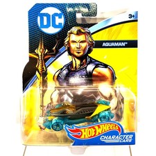 Mattel Hot Wheels Character Cars DC Comics AQUAMAN, New, See pics/Description!