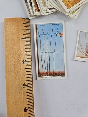 wills cigarette cards garden hints Vintage Wills Cigarette Cards Garden Hints 1938 Set of 48 /50 Tobacco