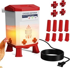Heated Chicken Waterer For Winter Automatic Chicken Water Heater,Adsjustable ...