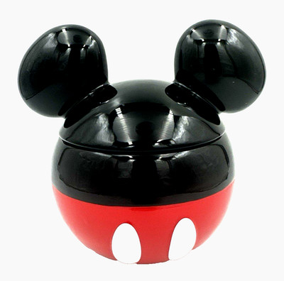 Disney Mickey Mouse Sculpted Ceramic Ceramic Snack Jar Candy Cookie Container