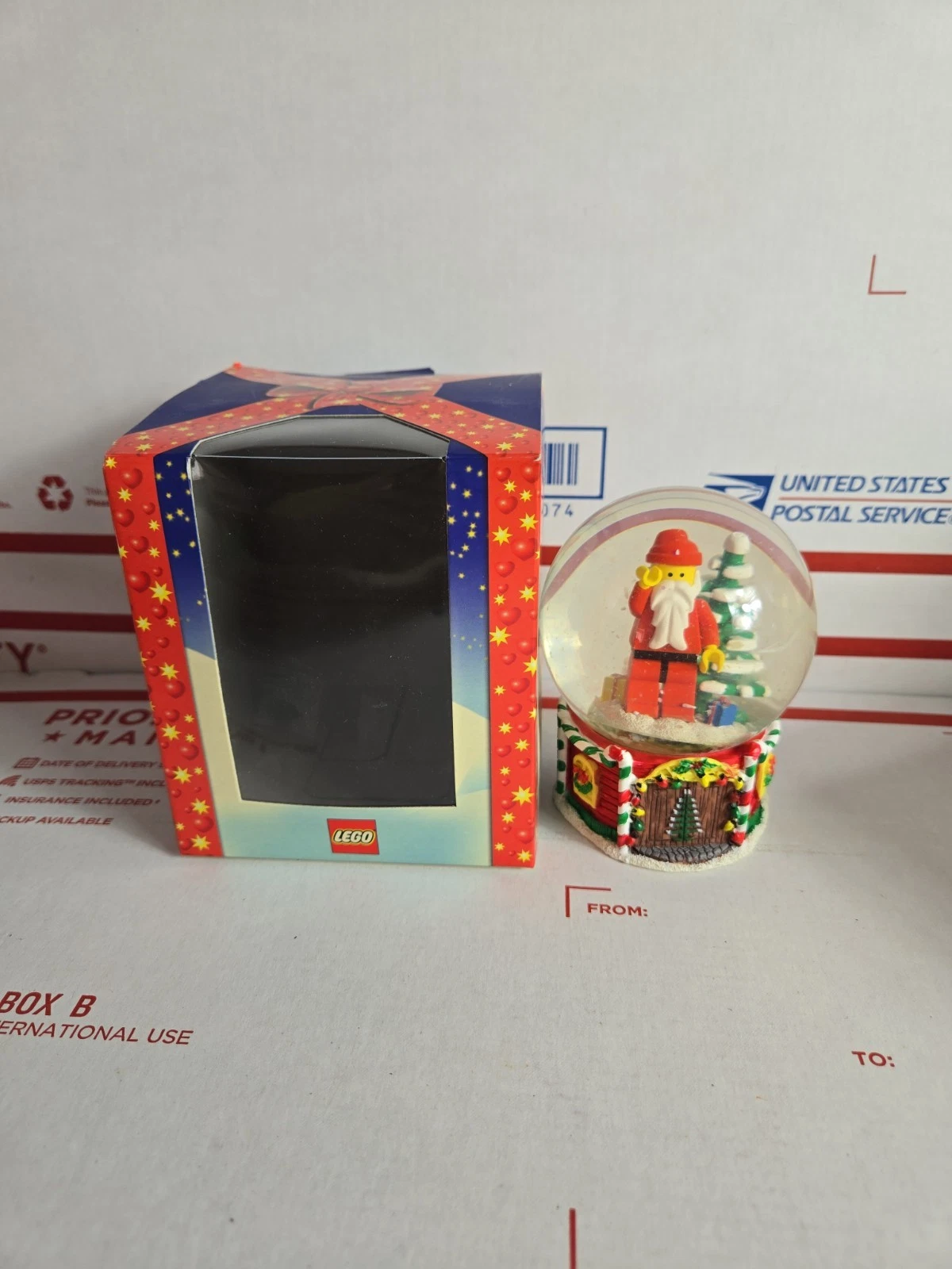 Retired 4287-2 LEGO Santa Minifigure Snow Globe Rare Seasonal Item 2005 NO BOX