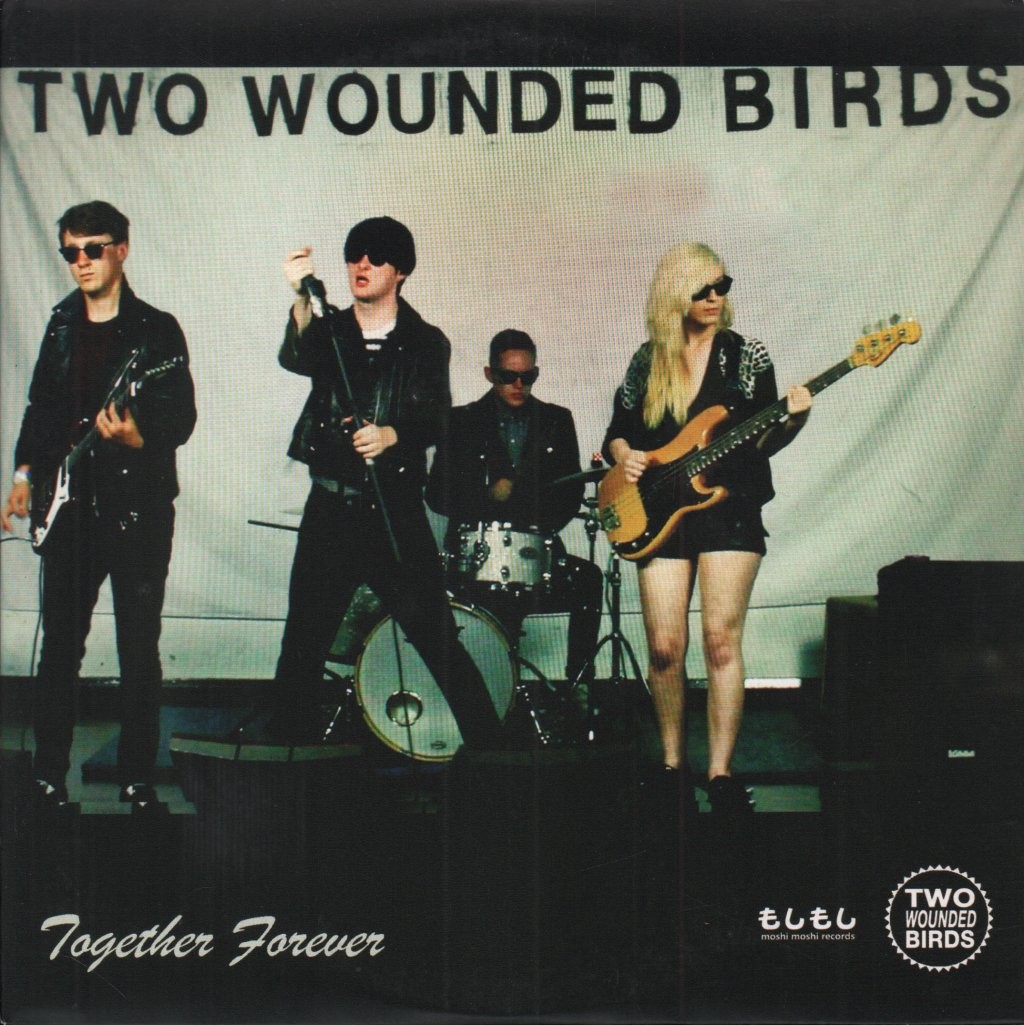 Two Wounded Birds Together Forever 7"" vinyl UK Moshi Moshi 2011 in pic sleeve