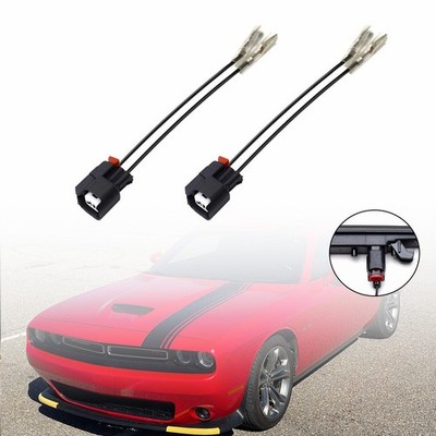 Black Connector Wiring Harness Side Marker Light for Dodge Challenger 2015-2024