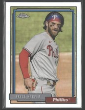 2021 Topps Update #TC92-35 Bryce Harper 1992 Topps Redux Chrome