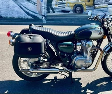 Kawasaki W800 Hepco Becker c-bow  mounts and Side bag