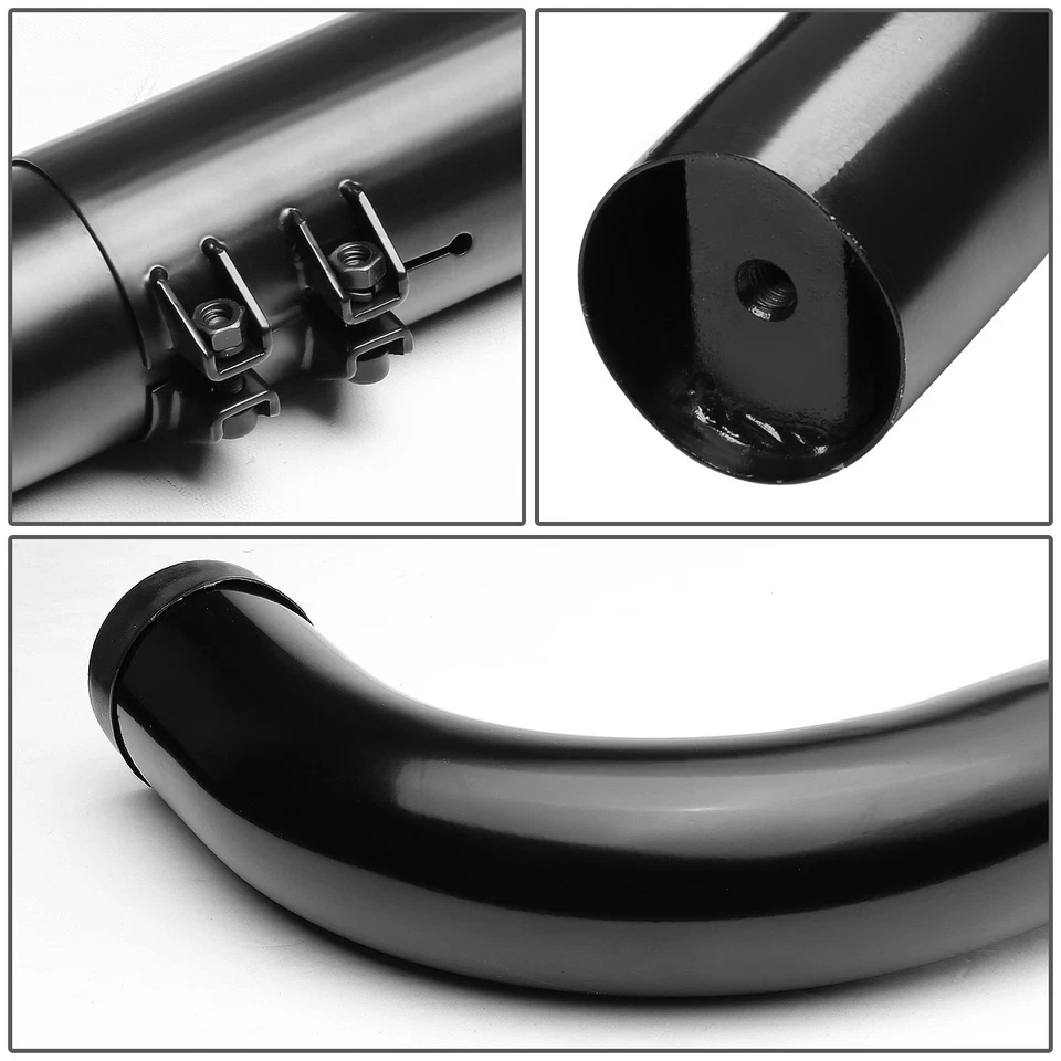 FOR 99-16 SILVERADO SIERRA EXT/CREW CAB BLACK 3"SIDE STEP NERF BAR RUNNING BOARD - Image 3 of 4