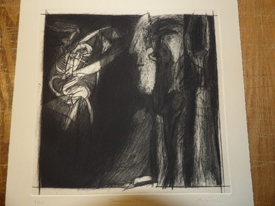 Will Petersen ''Dancer Timed'' SOFT GROUND ENGRAVING LAKESIDE STUDIO 1983 INTAGLIO