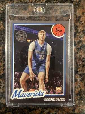 Cooper Flagg Rookie Card 2025-26 Topps Basketball #80BK-51 45th 