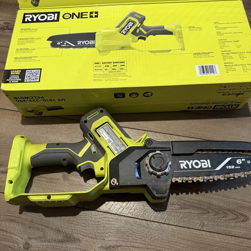 RYOBI  18V 6 in. Cordless Battery  Pruning Mini Chainsaw PCLCW01B, For Parts