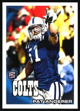 2010 Topps #397 Pat Angerer RC Indianapolis Colts