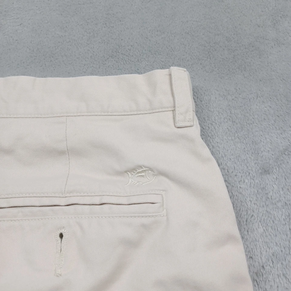 Southern Tide Shorts Mens 33 Beige Chino Pockets Skipjack Preppy - Image 4 of 4