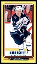 2021-22 O-Pee-Chee OPC Premier Tallboys Yellow Mark Scheifele #P22