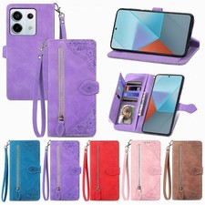 Kartenetui Handy Hülle SchutzTasche Leder Case Klapp Etui Wallet Magnet Cover