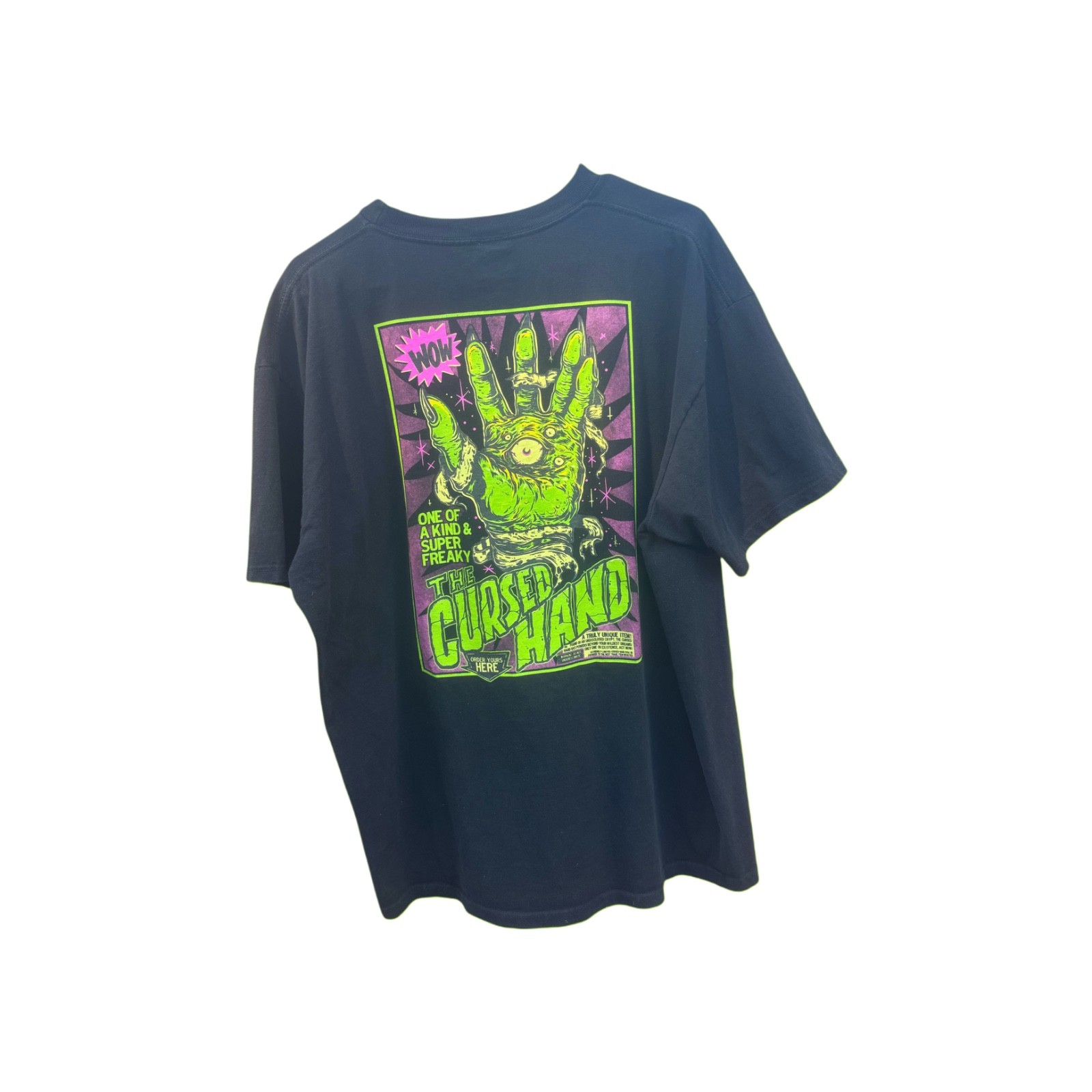 Creature &ldquo;Cursed Hand&rdquo; Skateboard T-Shirt Large Black Gr