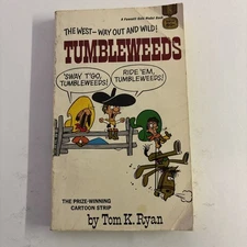 The West, TUMBLEWEEDS by Tom K. Ryan 1968 Gold Medal Paperback PB COMICS