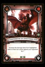 015/278 Bloodthirster Of Unfettered Fury Warhammer Age Of Sigmar Daemon TCG