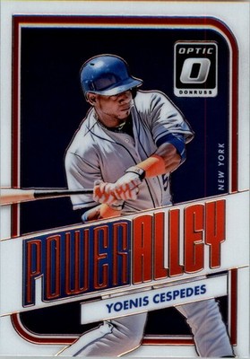 2016 Donruss Optic Power Alley #15 Yoenis Cespedes - BB