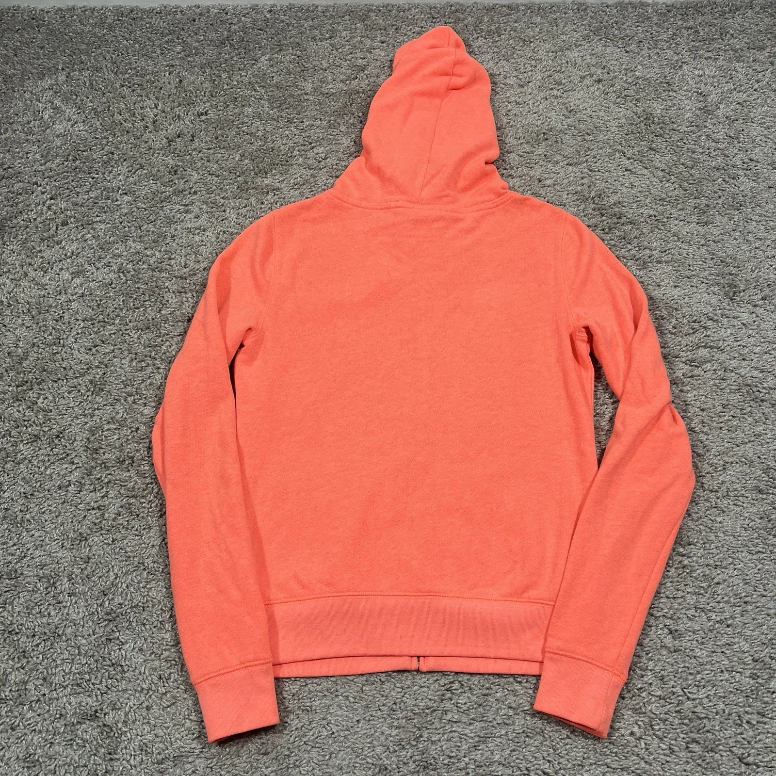 UNDERCOVER Felpa con cappuccio e zip intera Victorias Secret LOVE PINK arancione rosa logo corallo piccola