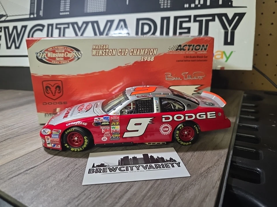 Acción Bill Elliott #9 Dodge The Victory Lap 2003 Intrepid 1:24 Die Cast Foto 2 de 4