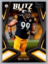 #8 Brett Keisel 2019 Panini Playbook BLITZ Memorabilia Pittsburgh Steelers