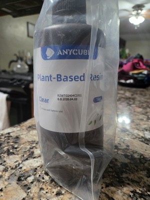 Anycubic plant based resin clear 1 kg