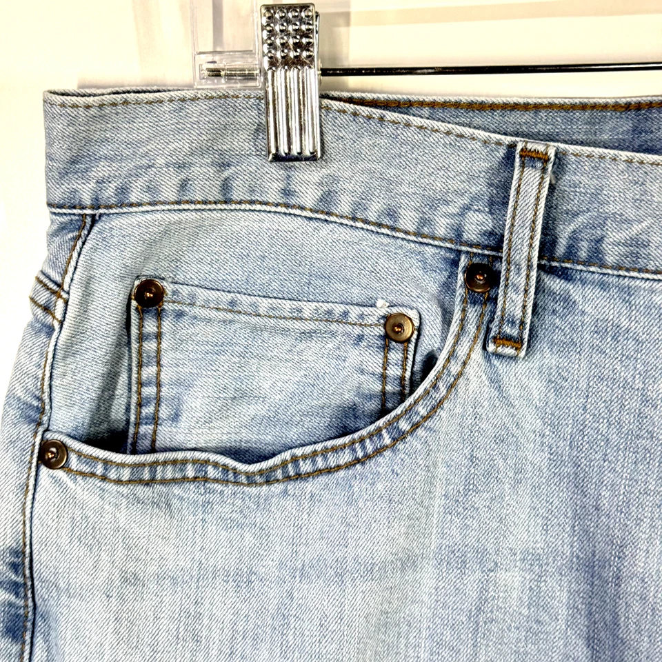 Pantalones de mezclilla Daniel Cremieux Premium para hombre talla real 36 Wx32 L azul recto Foto 3 de 4