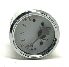 Vdo Allentare White Gray Trim Gauge 382-13299 Mercury Volvo Yamaha 12v Vdo Allentare White Gray Trim Gauge 382-13299 Mercury Volvo Yamaha 12v