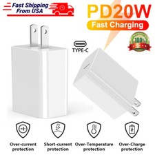   20w Fast Charger 3ft Cable For phone 14 13 12 Pro Max 11 XS X Ipad mk