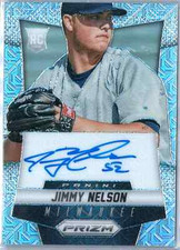2013 Panini Prizm Baseball Jimmy Nelson Mojo Autograph RC /75 NM/MT Brewers