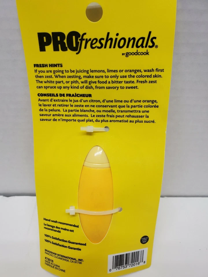 2-ProFreshionals Citrus Zester by goodcook, Stainless Steel, Great Gift - Image 2 of 2