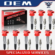 8 Ignition Coil+ 8 spark plugs for Porsche Cayenne Panamera 4.8L V8 Panamera OEM