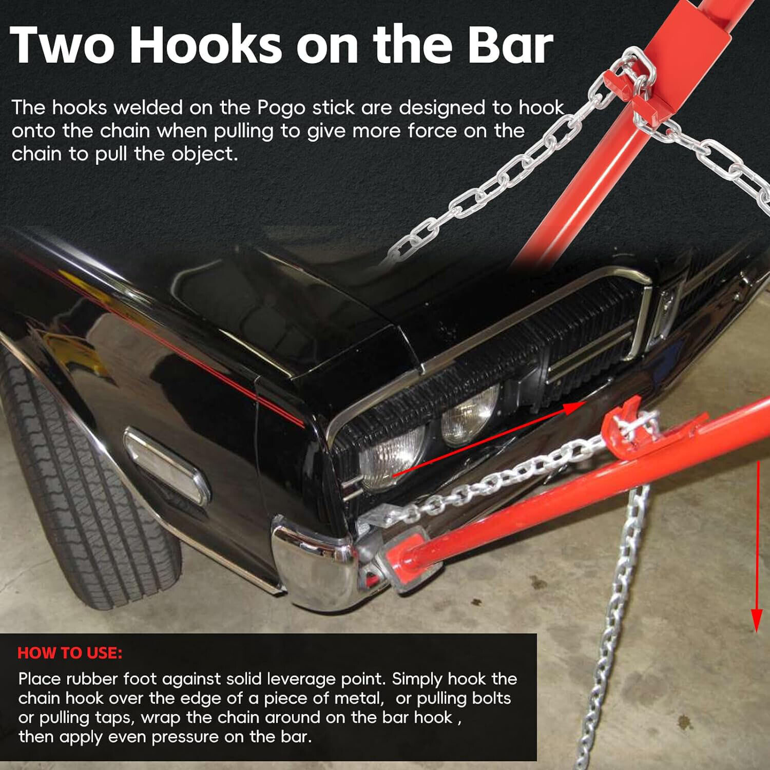 Hustler Stick Body Jack 77175 Car Panel Bumper Auto Body Alignment Repair Tool