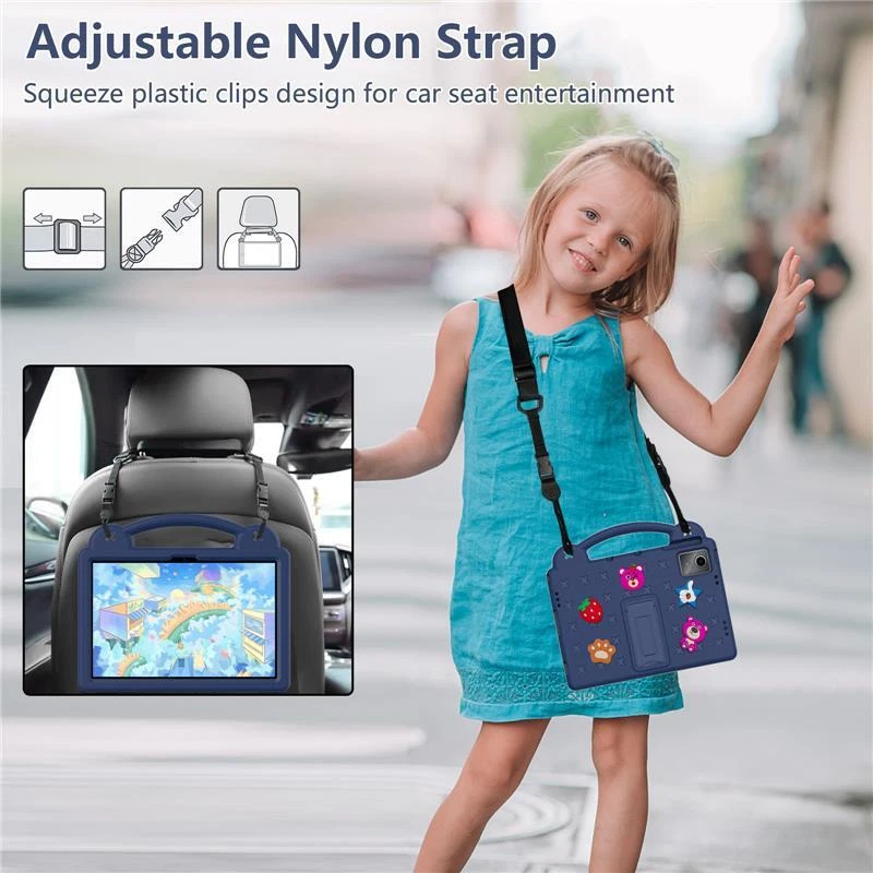 Kids Case For Lenovo Tab M11 TB330FU 11" M10 / M10 Plus 3rd Handle Stand Cover - Image 4 of 4