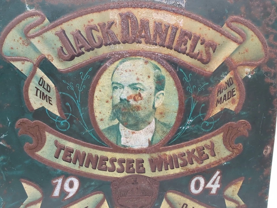 Jack Daniel’s 1904 Tennessee Whiskey Old No. 7 Tin Box Mansfield England - ST41 - Image 4 of 4