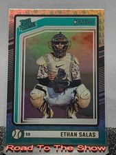2024 Donruss Baseball Silver Holo Rated Prospect Ethan Salas #124