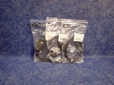 NEW Lot of 3 C2G 52087 6ft 1.8m DB9 M/M Serial RS232 Cable, Black BN92 