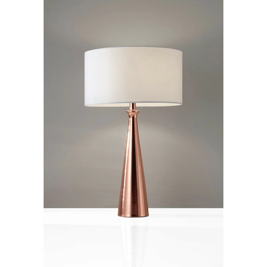 Adesso Linda Table Lamp Brushed Copper 1517 20