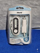 iWorld Wireless FM Transmitter FM 3099 White Brand New Sealed NIP