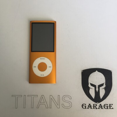 Apple Ipod Model No A1285 Used Orange Capacity 8 Gb Used Weak Battery