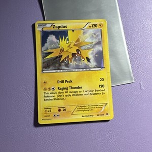 Zapdos 23/108, Cracked Ice Holo, XY Roaring Skies, Promo, Pokémon TCG Cards MP
