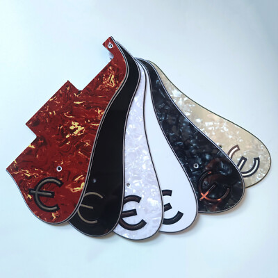 Guitar Pickguard 3Ply Scratch Plate with Logo for Epiphone ES335 E339 Guitar