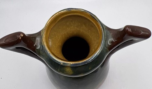 Vintage Country Cow Calf Highland? Porcelain? Base Browns Handles Small 5" - Picture 4 of 17