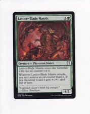 MAGIC THE GATHERING MTG PHYREXIA ALL WILL BE ONE LATTICE-BLADE MANTIS (#1) (X)