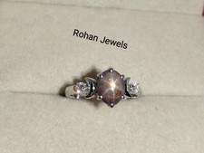 100 Natural Ruby Star Ring 925 Sterling Silver Ring Promise Ring Gift Ruby Ring