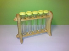  10x Reagenzglasständer 50x Reagenzgläser Acryl Reagenzglas-halter Laborständer 