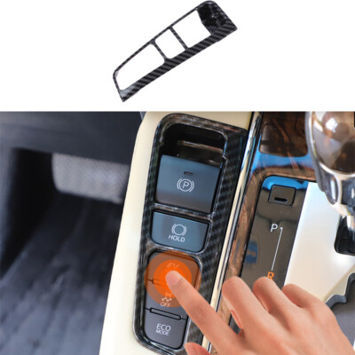 Carbon Fiber Handbrake E-Brake Handle Cover 1pcs For Toyota Alphard  15- 22