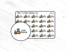 2724-4~~Clean Bedroom Planner Stickers.