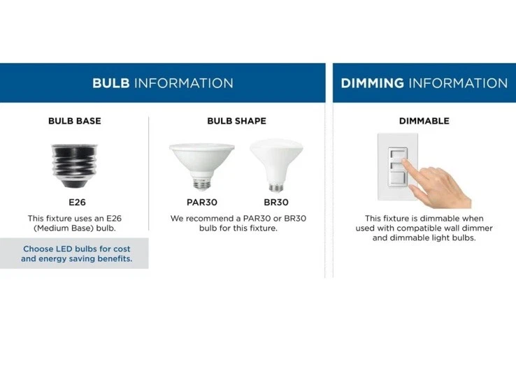 2-Light Adjustable Swivel Black Flood Light NEW Par Lampholder Outdoor P5203-31 - Image 4 of 4